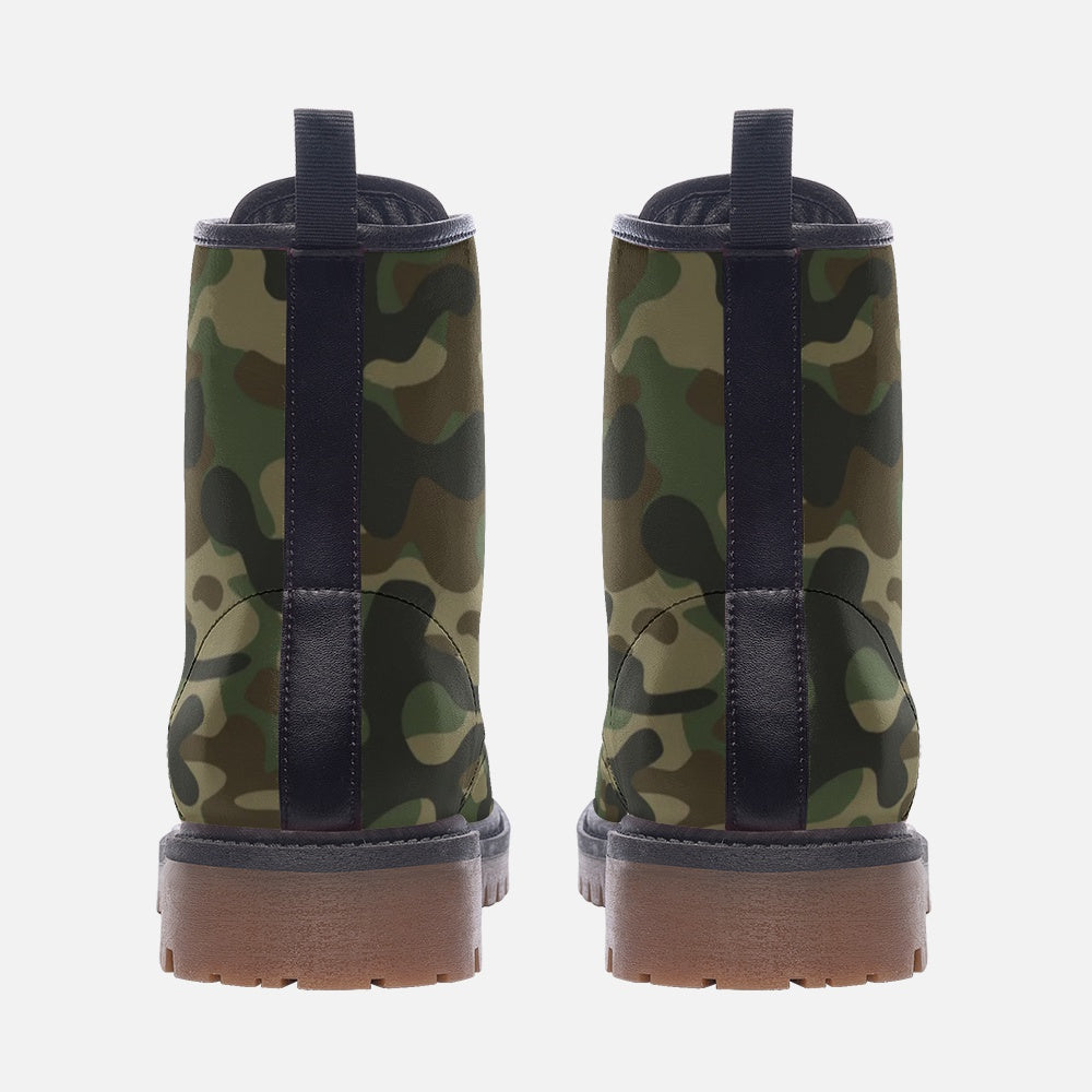 Camo Boots | Leather Camouflage in Military Brown