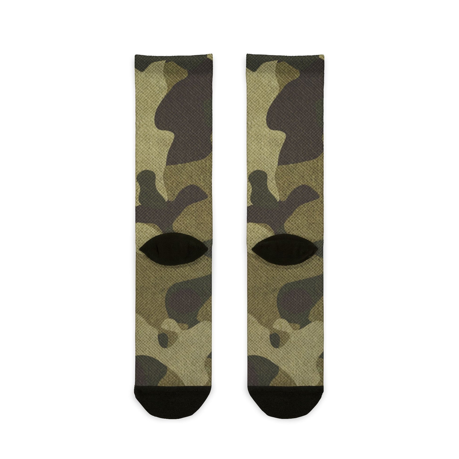 Camo Socks | Green Fabric | Sublimation Crew