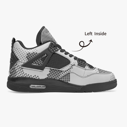 Camo Jordans AJ4 | Digital Gray Camouflage