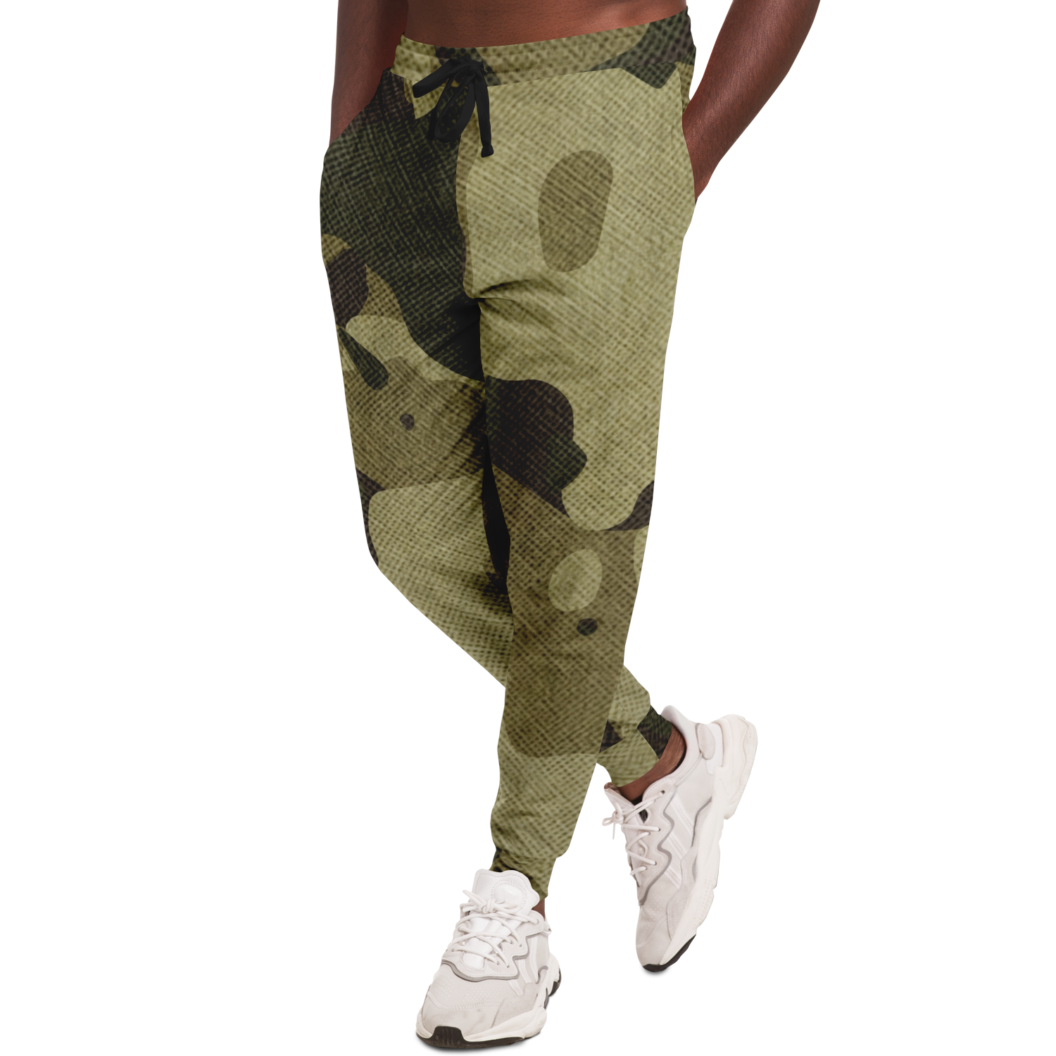 Camo Joggers | Unisex | Green Fabric Camouflage