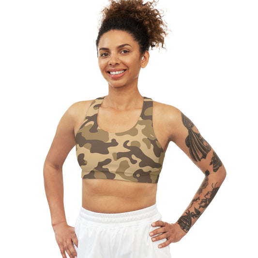 Camo Bra | Khaki Sports Camouflage