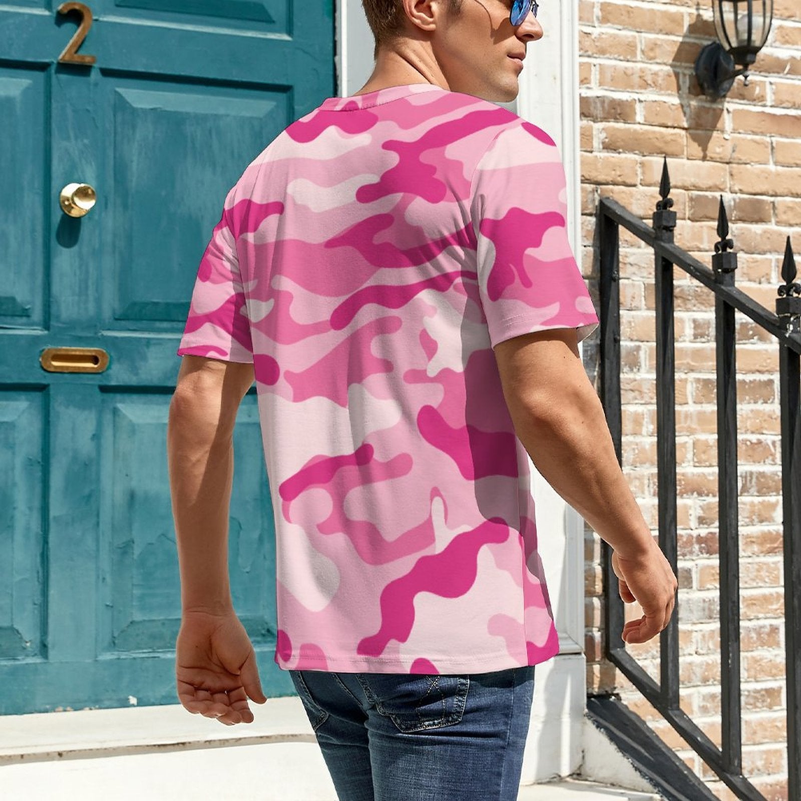 Camo Shirt | Lavender Pink Camouflage T