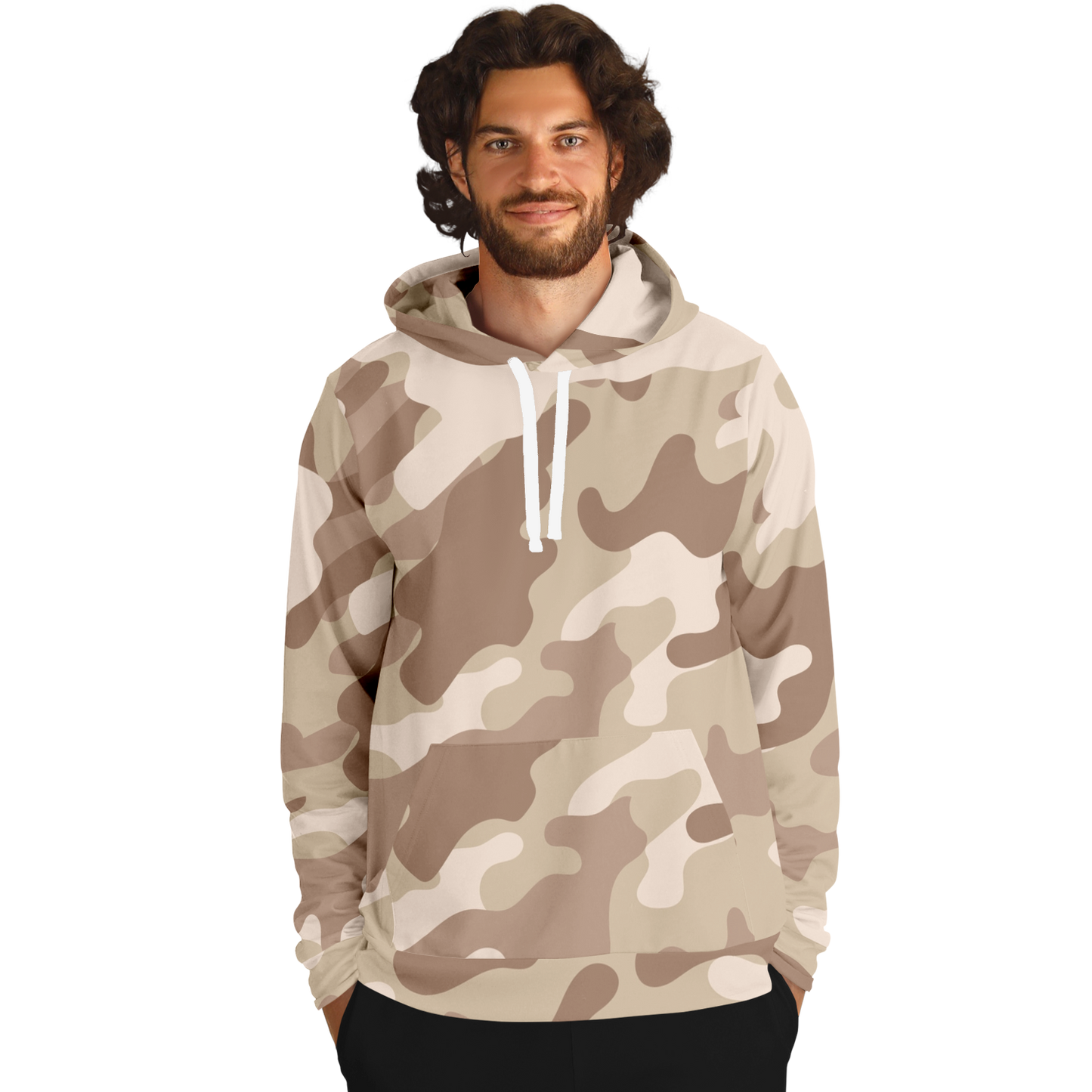 Camo Hoodie | Brown Desert Camouflage Pullover