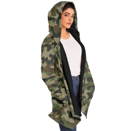 Camo Cloak | Military Brown Camouflage | Microfleece