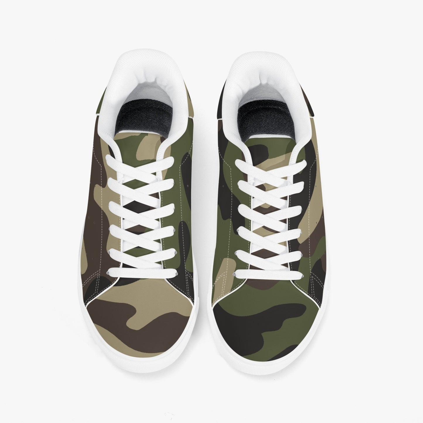 Camo Sneakers | Classic Low-Top Leather | Classic Green