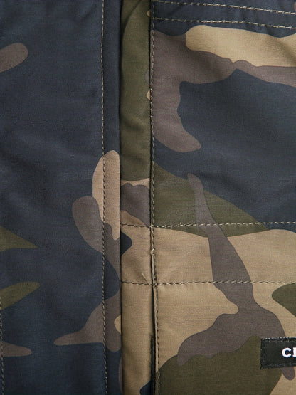 Camouflage Hooded Jacket for Men: Thickened Fleece Winter Coat