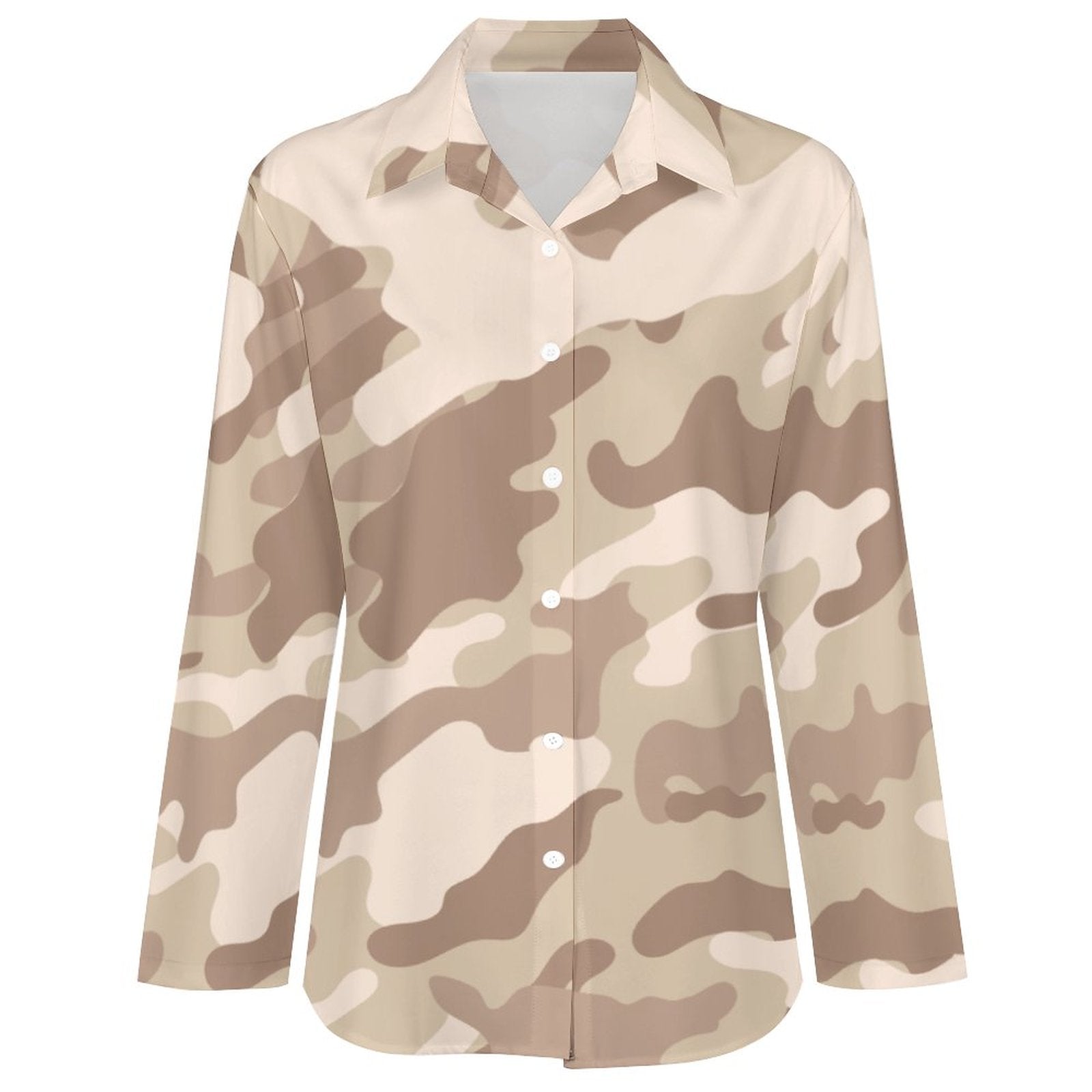 Women's Button-Up Camo Shirt | Desert Brown