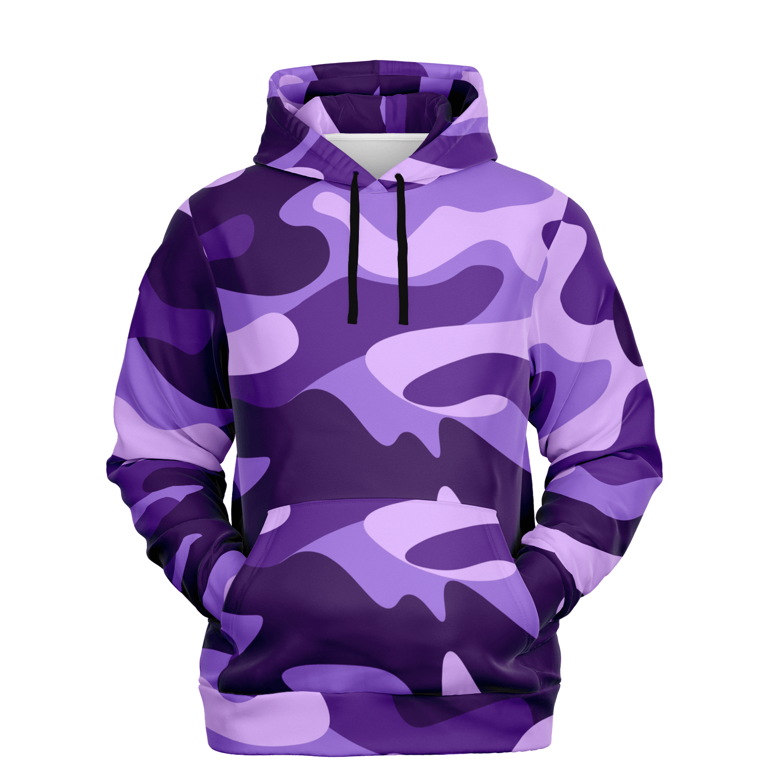 Camo Hoodie | Purple, Blue & Mauve Camouflage Pullover