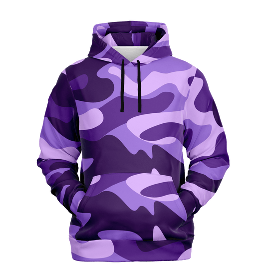 Camo Hoodie | Purple, Blue & Mauve Camouflage Pullover