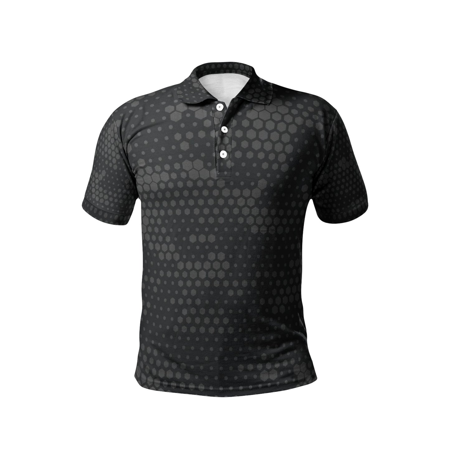 Black Camo Golf Shirt | Stylish Hive Camouflage