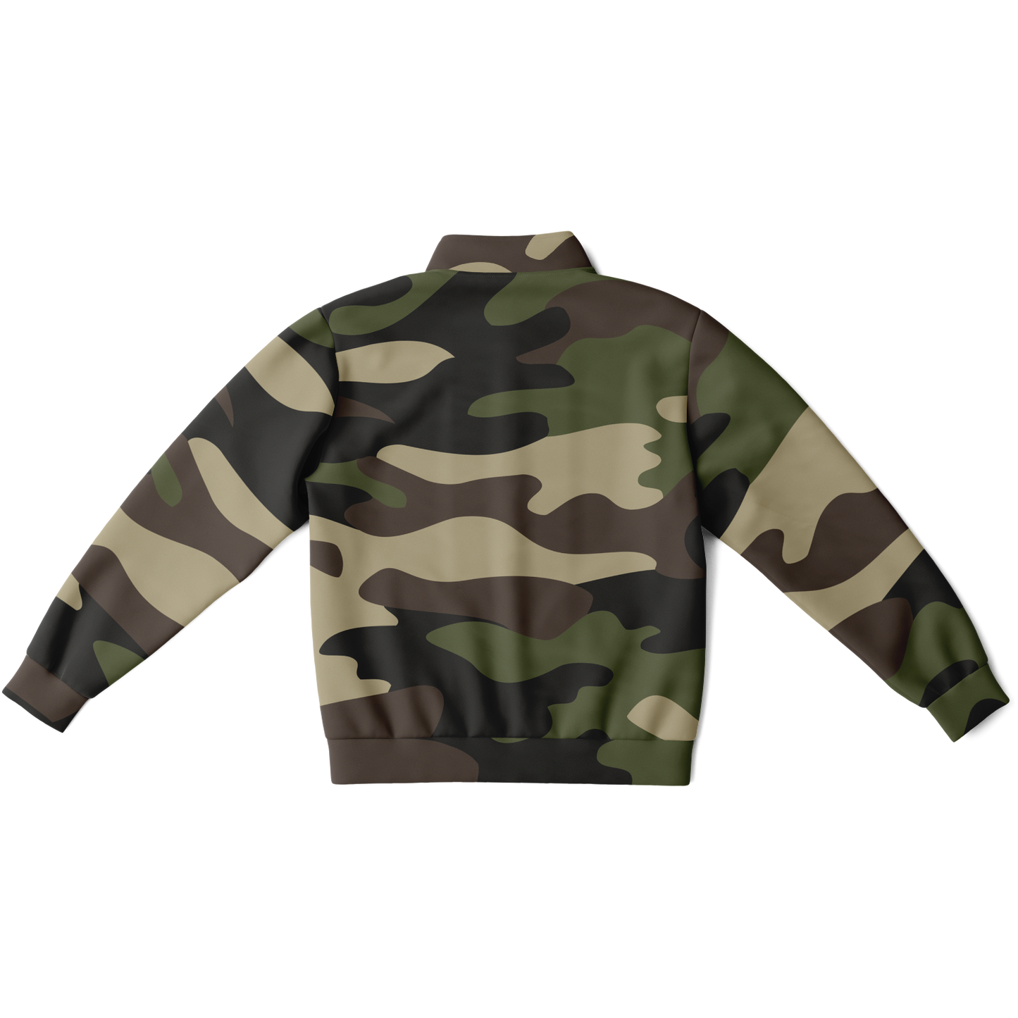 Camo Track Jacket | Classic Green Camouflage