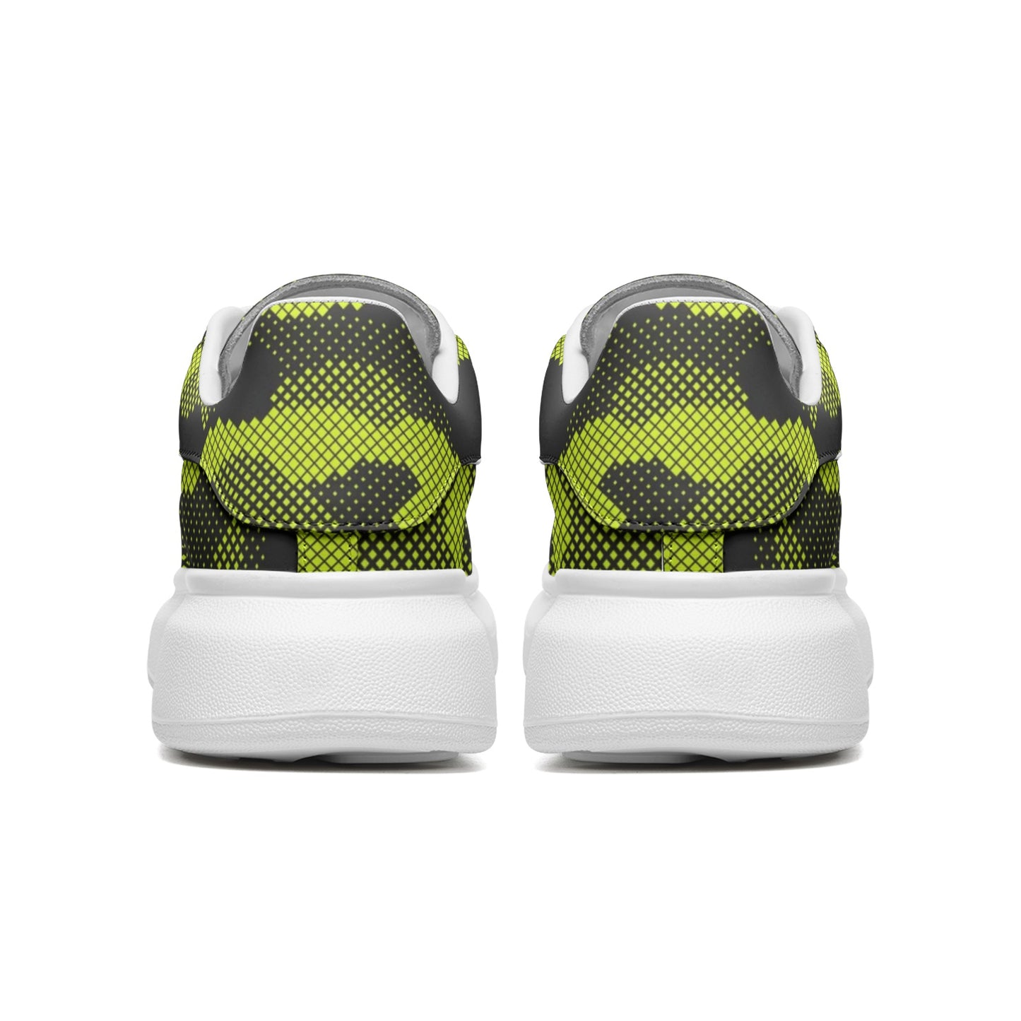 Oversized McQueen Sneakers | Green Dotted Camo