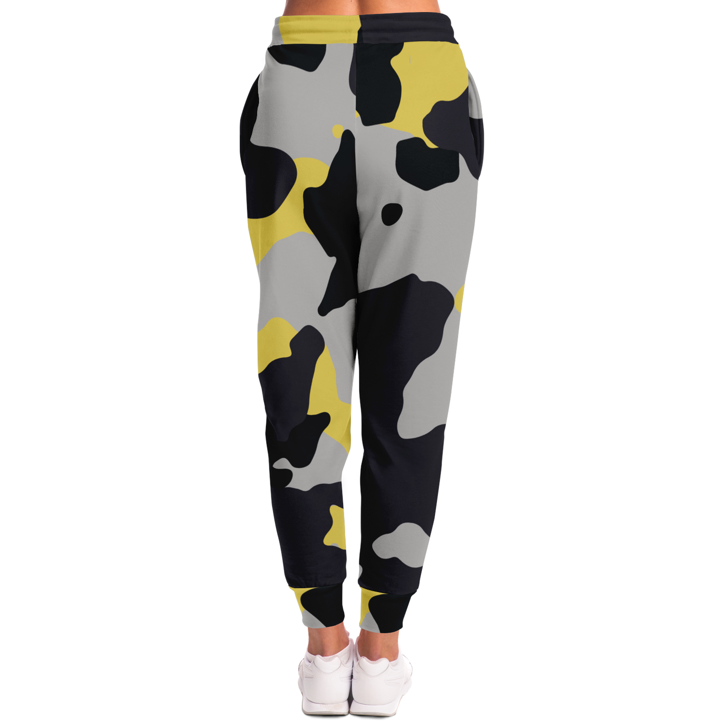 Camo Sweatpants | Unisex | Yellow, Black & Silver Camouflage