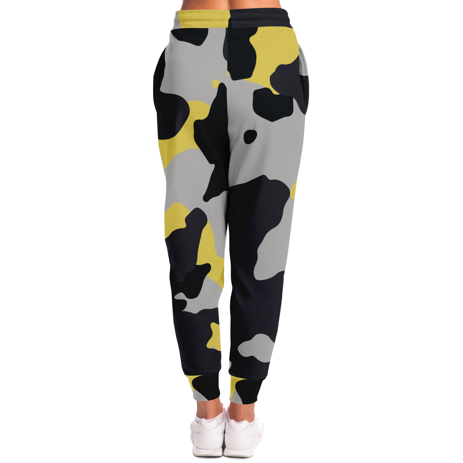 Camo Sweatpants | Unisex | Yellow, Black & Silver Camouflage