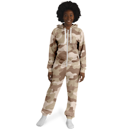 Camo Onesie | Dirty Brown Camouflage