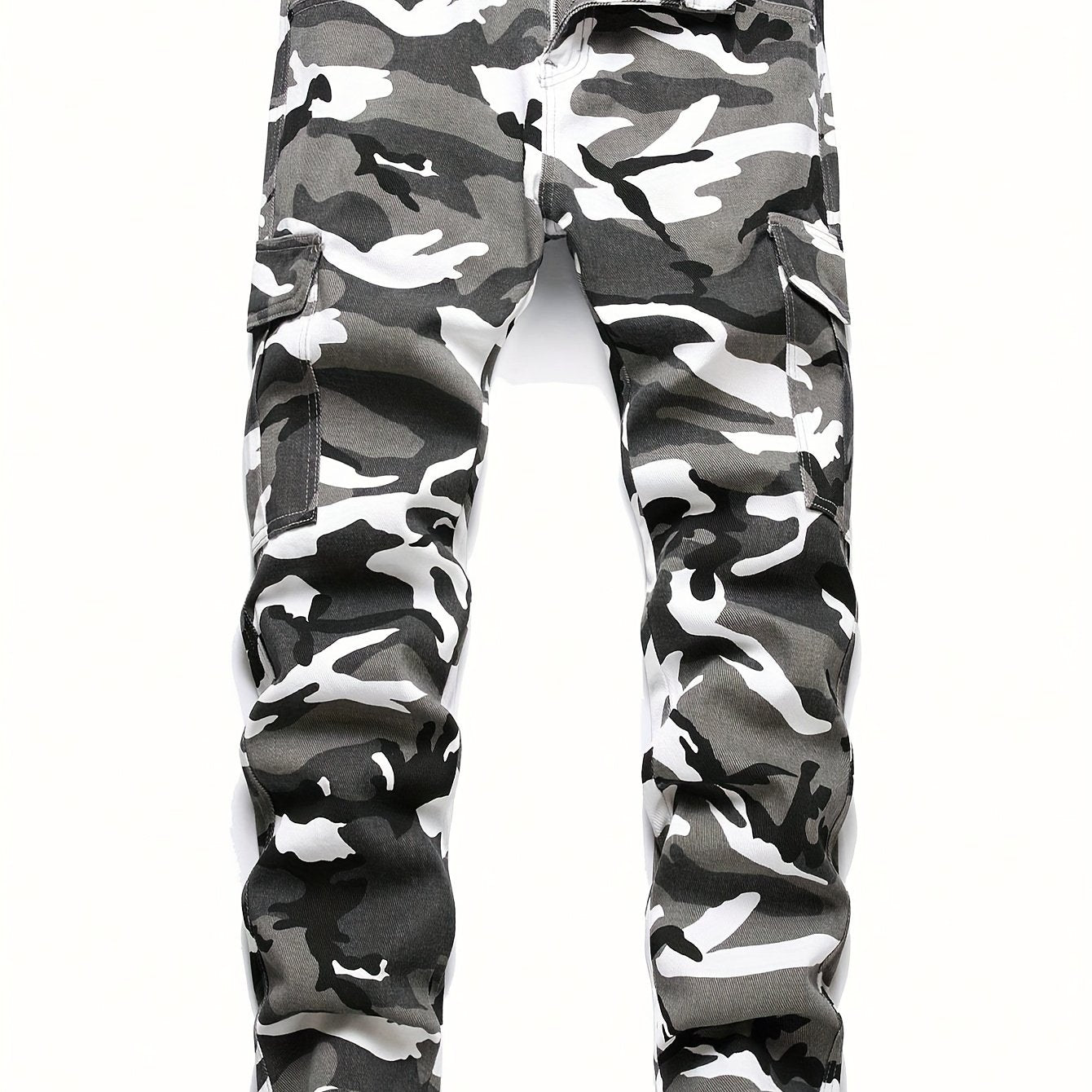 Men's Camouflage Denim Jeans | Non-Stretch Twill Weave