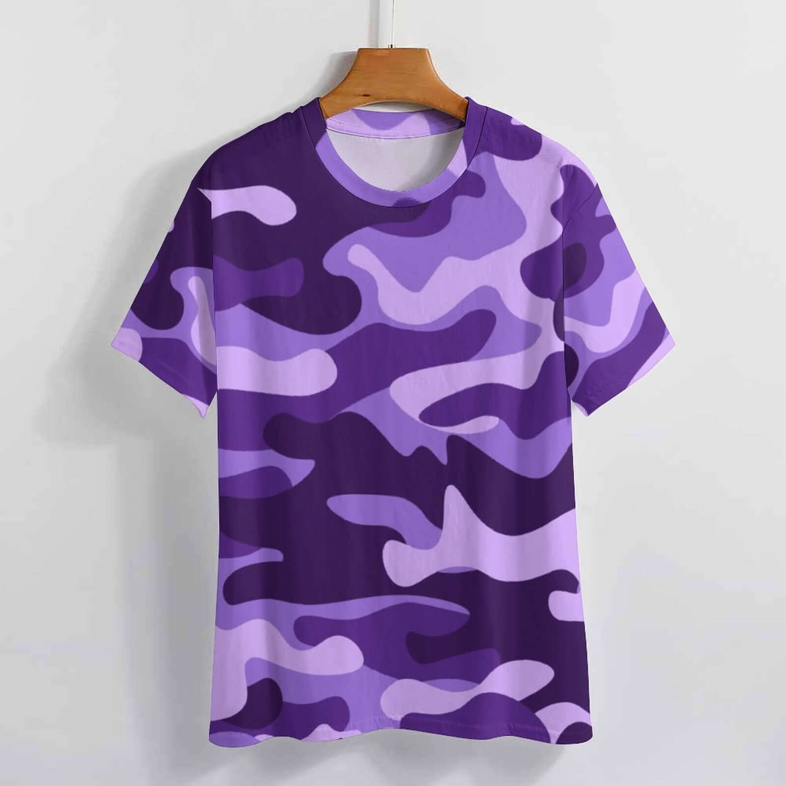 Camo Shirt | Purple, Blue & Mauve Camouflage T