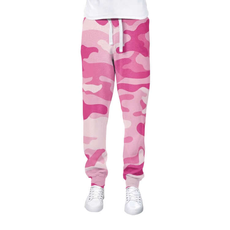 Men's Camo Track Pants | Lavender Pink