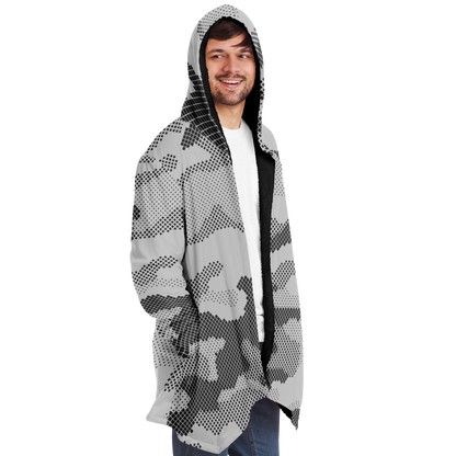 Camo Cloak | Gray Digital Camouflage | Microfleece