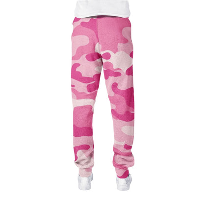 Men's Camo Track Pants | Lavender Pink