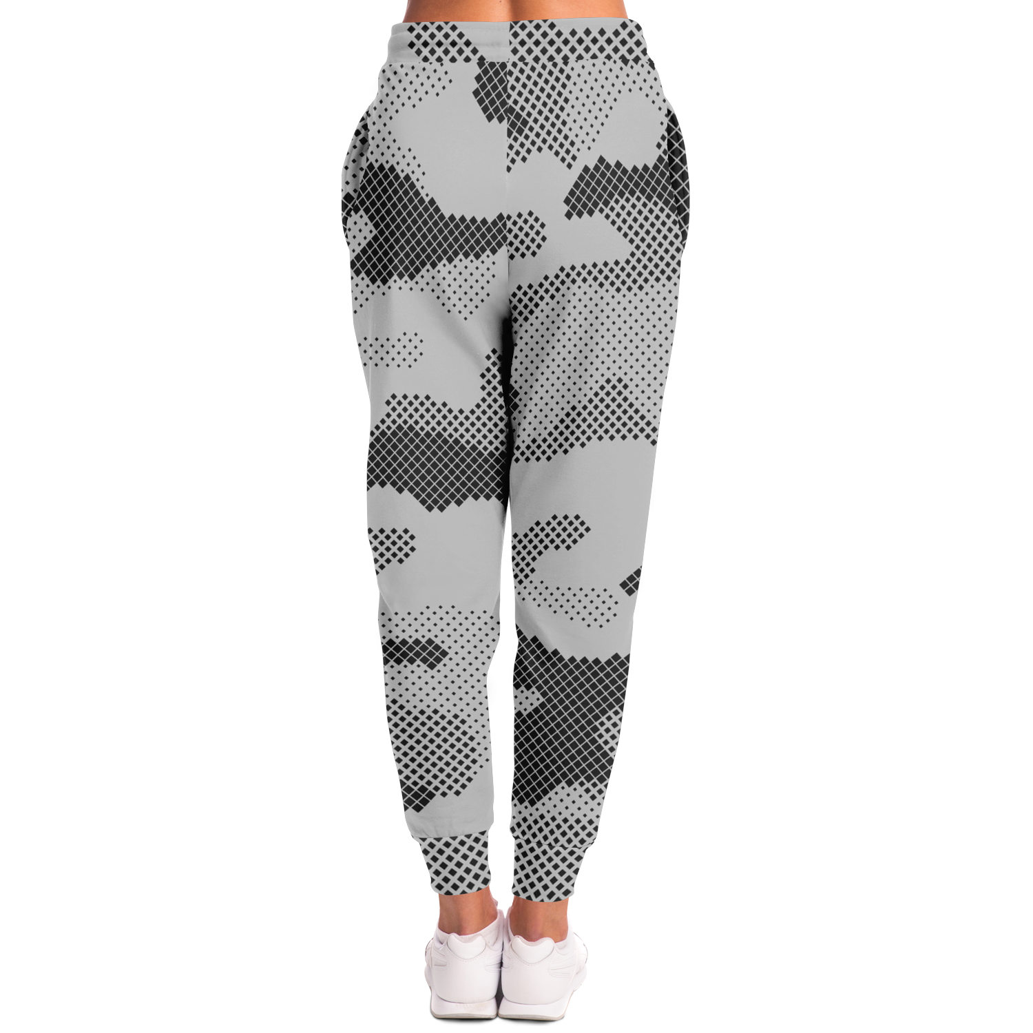 Camo Sweatpants | Black & White Digital Dotted