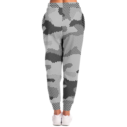 Camo Sweatpants | Black & White Digital Dotted