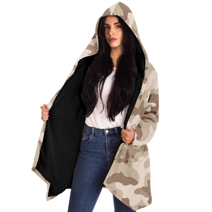 Camo Cloak | Desert Brown Camouflage | Microfleece