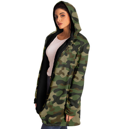 Camo Cloak | Military Brown Camouflage | Microfleece