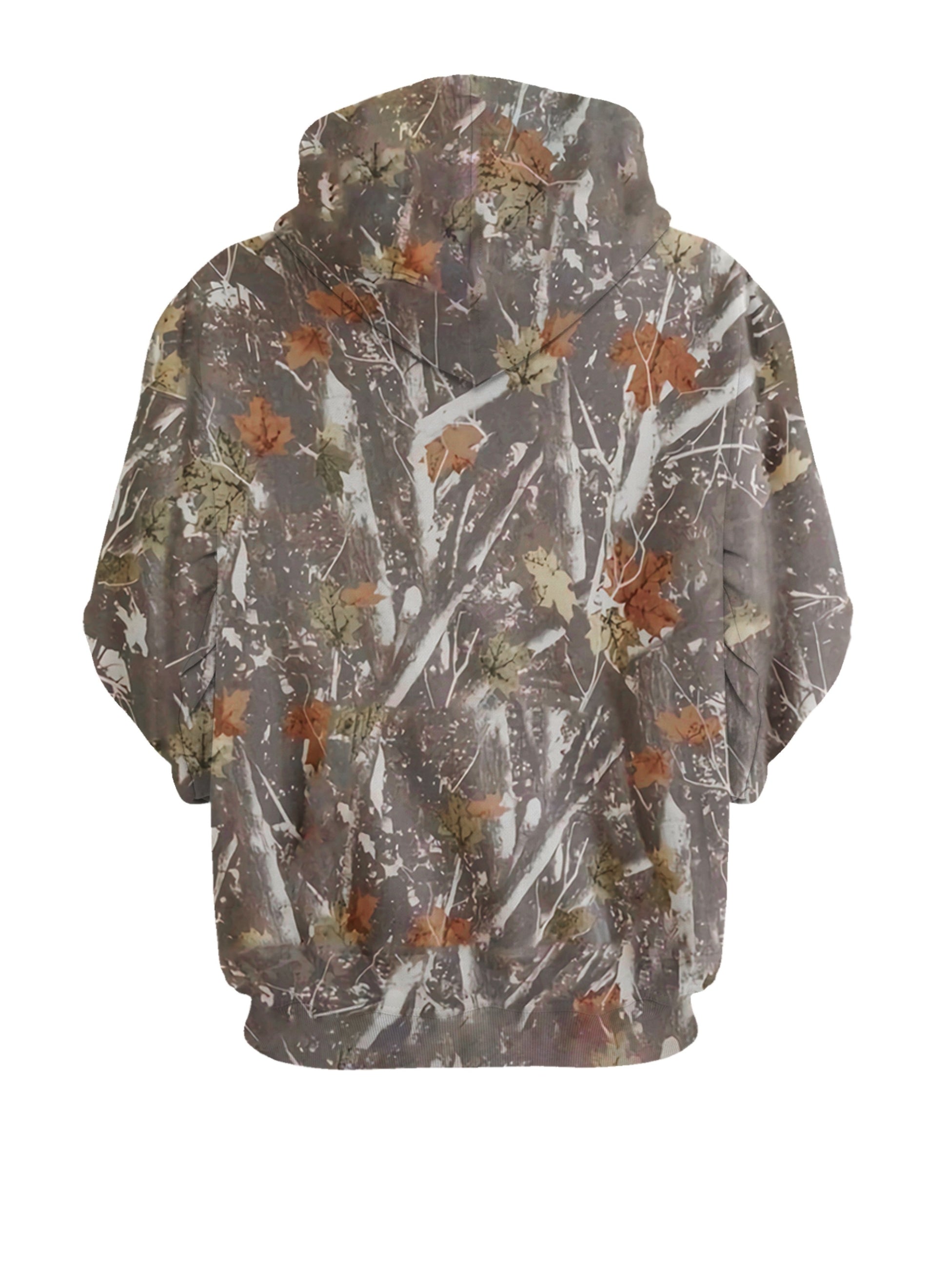 Men's Tropical Print Hoodie | Casual Apricot Pullover