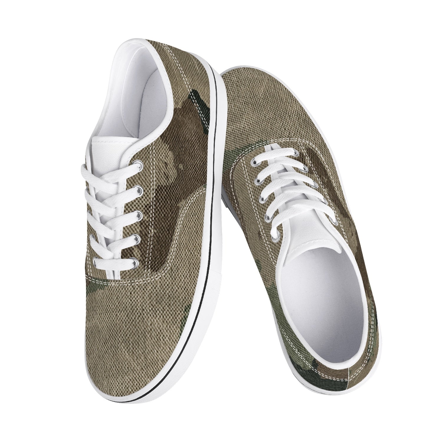 Camo Skate Shoes | Dirty Brown Camouflage