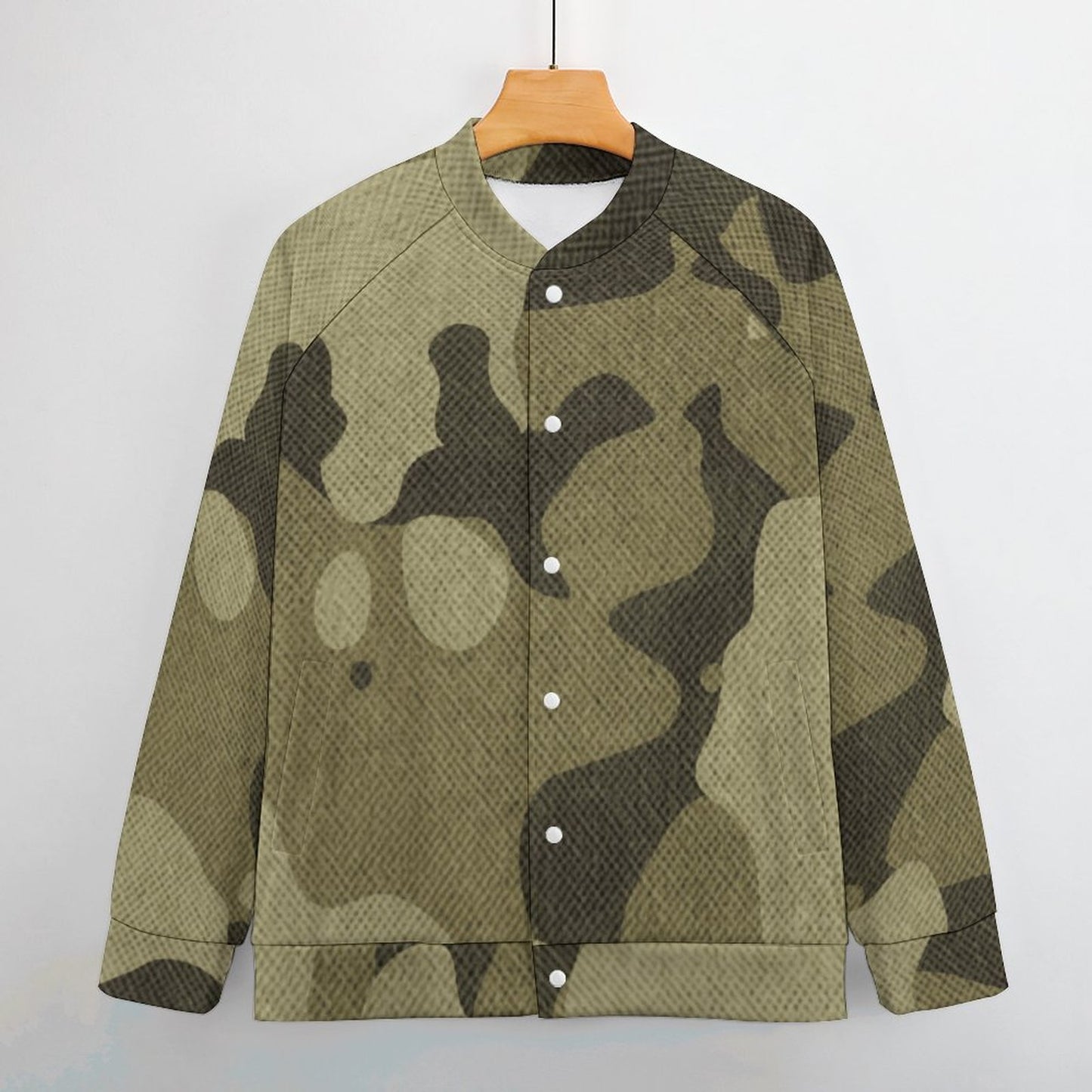 Men's Camo Jacket | Green Fabric Camouflage