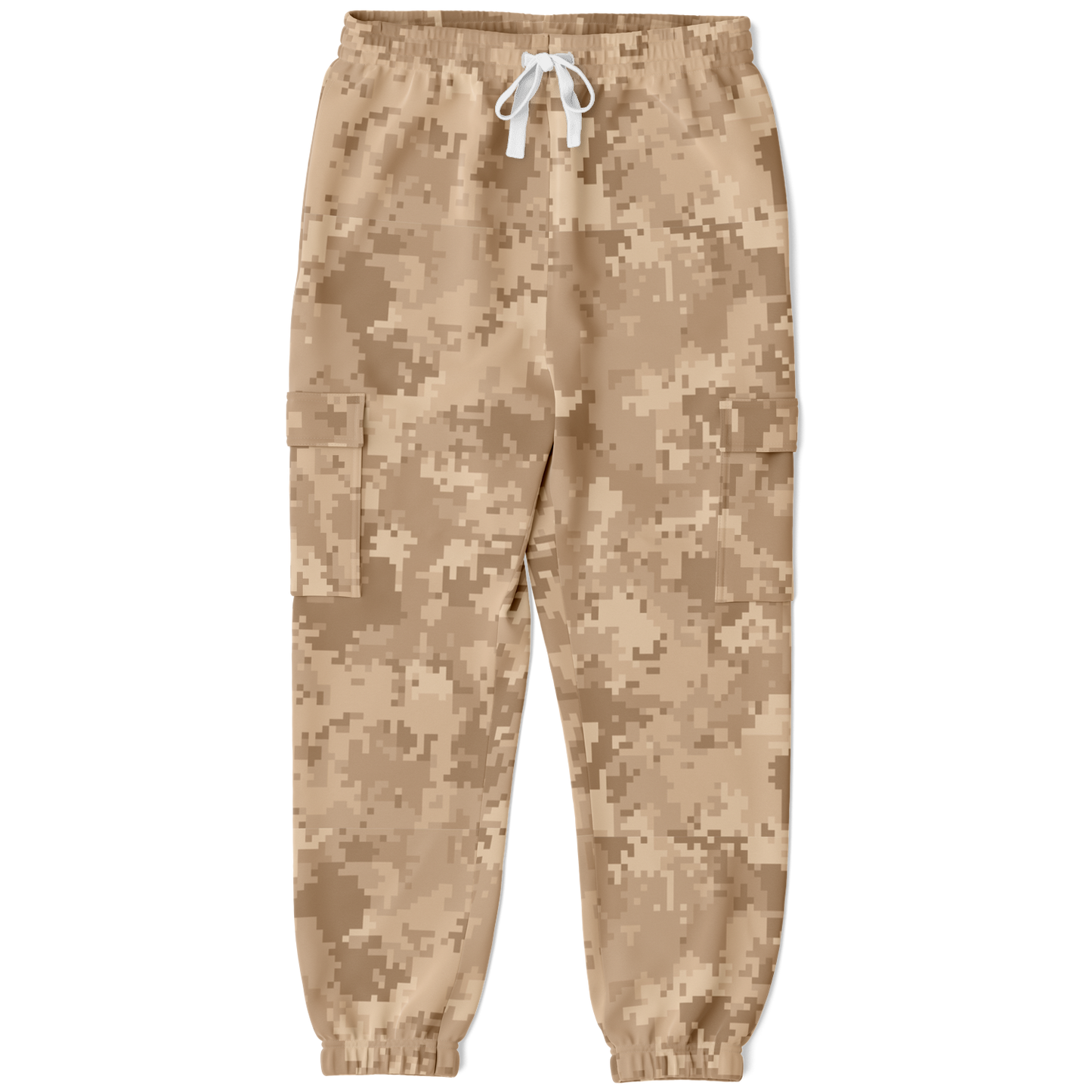 Brown Camo Cargo Pants | Pixel Camouflage | Unisex