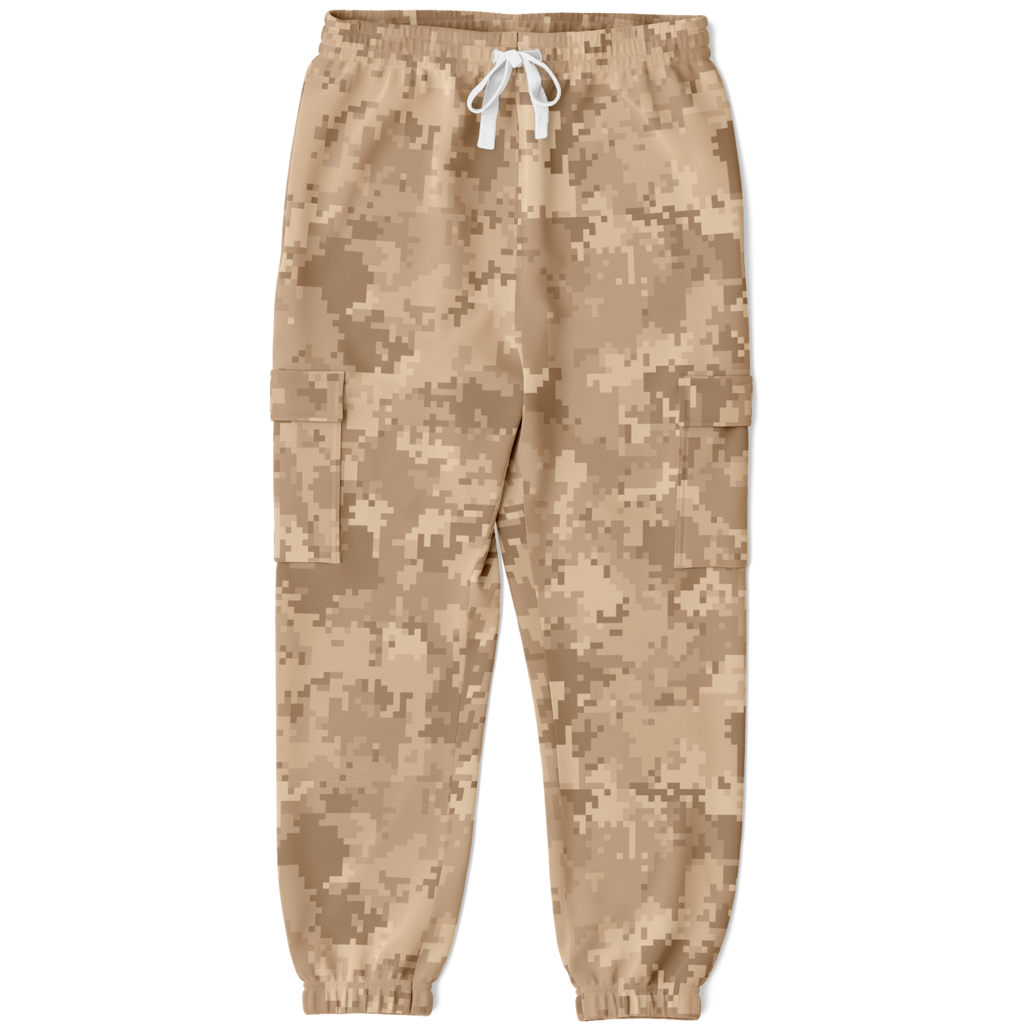 Brown Camo Cargo Pants | Pixel Camouflage | Unisex