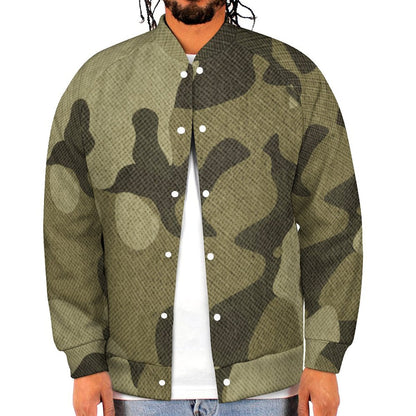 Men's Camo Jacket | Green Fabric Camouflage