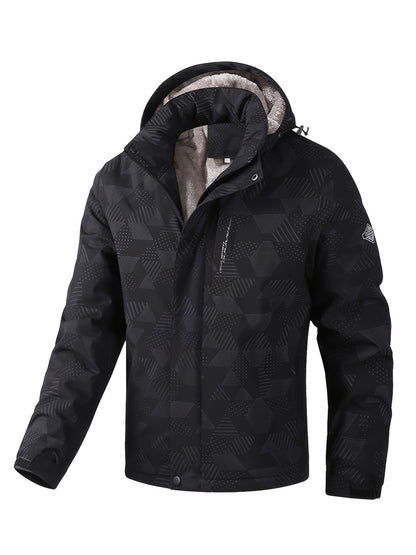 Durable Men's Winter Jacket: Scratch-Resistant, Windproof, Warm Fleece