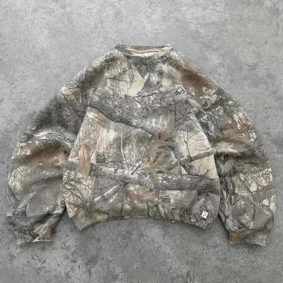 Urban Camo Unisex Oversized Hooded Sweatshirt – Retro Streetwear Style