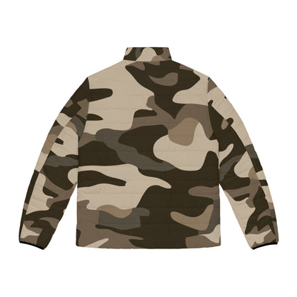 Camo Puffer Jacket | Classic Green Camouflage