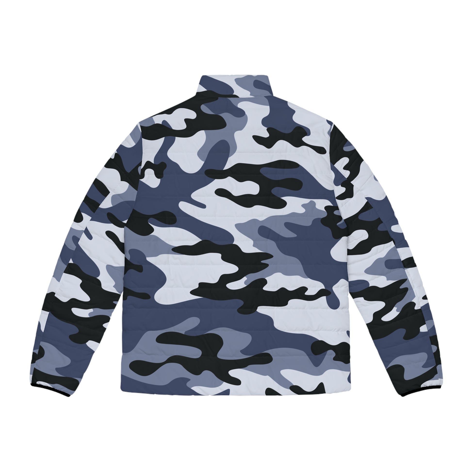 Camo Puffer Jacket | Light Blue Camouflage