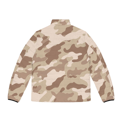 Camo Puffer Jacket | Desert Brown Camouflage