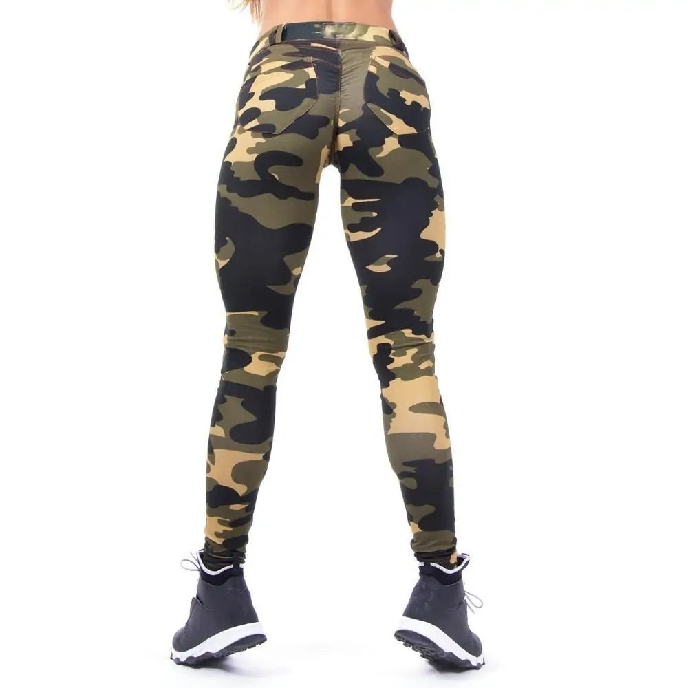 Iconic Camo Bum Scrunch Leggings