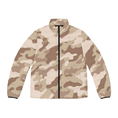 Camo Puffer Jacket | Desert Brown Camouflage