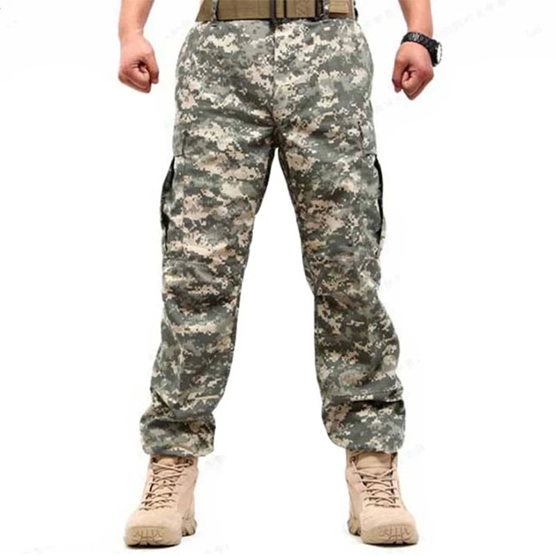 Men Camo Cargo Pants | Desert / Sand / Jungle Camouflage