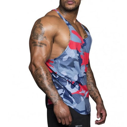 Bodybuilding Camo Sleeveless Tank Top