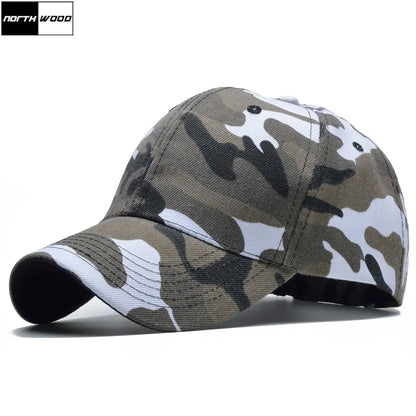 Snow Camo Baseball Cap