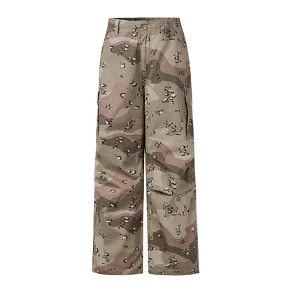 Japanese Streetwear Fall Camouflage Trousers