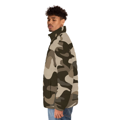 Camo Puffer Jacket | Classic Green Camouflage