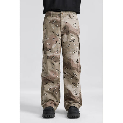 Japanese Streetwear Fall Camouflage Trousers