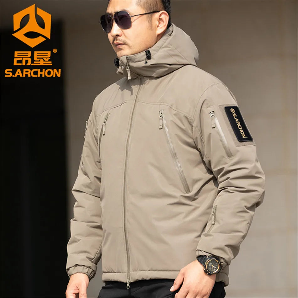 Men's Tactical Camo Jacket: Windproof, Waterproof, Softshell Coat