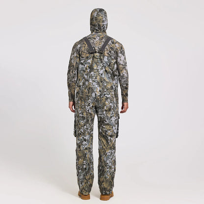 Men's Bib Winter Camo Overalls: Insulated Hunting Pants