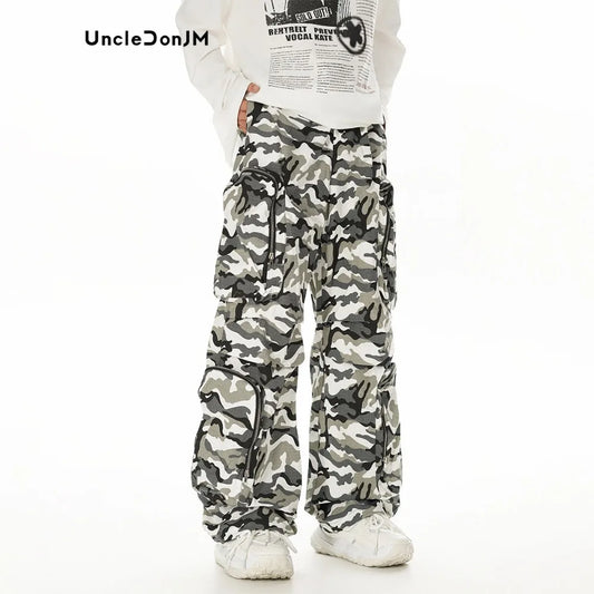 Multi-Pocket Camo Pants: High Street Cargo & Hip Hop Harem